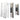 W Series 1 Sided Floating Wine Rack Kit in Brushed Nickel Storing 21 Bottles
